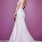 Long Sleeves Layered Lace Mermaid Bridal Gown by Cinderella Divine CD951W
