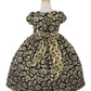 Metallic Jaquard Girl Party Dress by Cinderella Couture USA ASME734