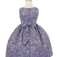 Metallic Jacquard Girl Party Dress by Cinderella Couture USA ME555