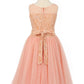 Rhinestone Lace Tulle Girl Party Dress by Cinderella Couture USA AS5010