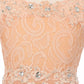 Rhinestone Lace Tulle Girl Party Dress by Cinderella Couture USA AS5010