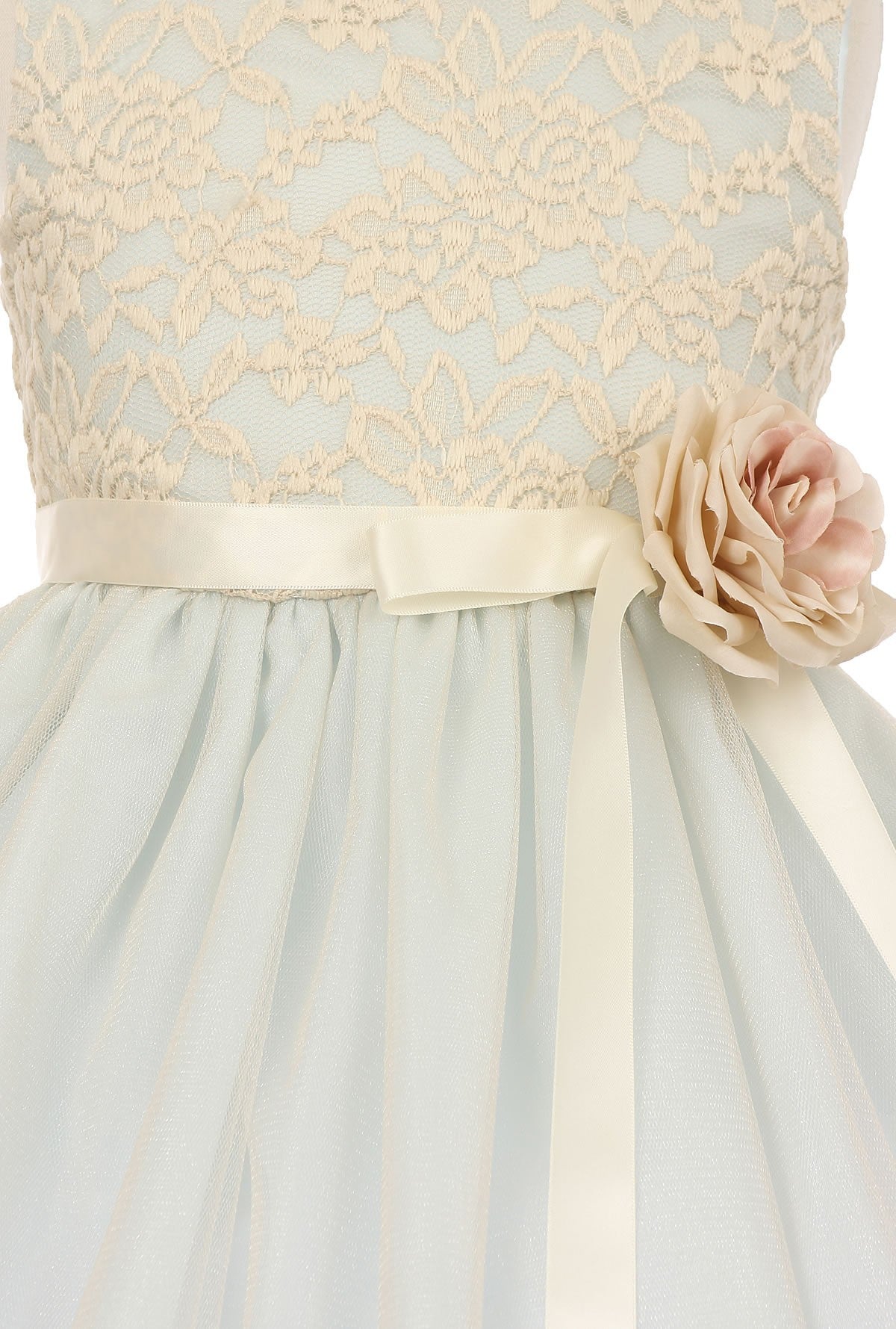 Lace Tulle Party Dress by Cinderella Couture USA AS1142