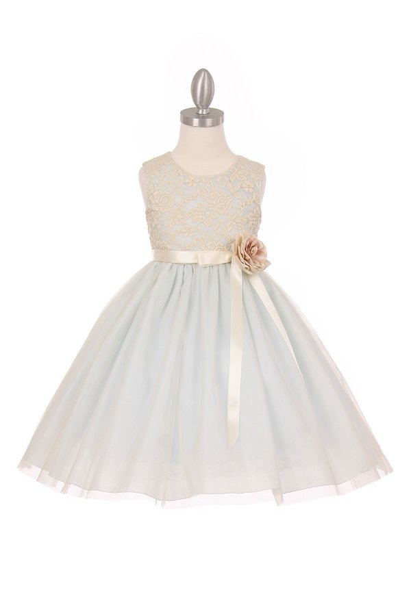 Lace Tulle Party Dress by Cinderella Couture USA AS1142