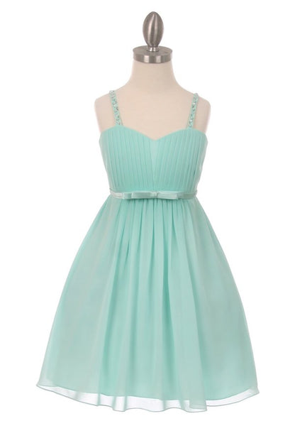 Sequin Beaded Chiffon Party Dress by Cinderella Couture USA AS5012