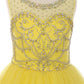 Cinderella Couture USA AS5042 Satin Glitter Tulle Mini Quince