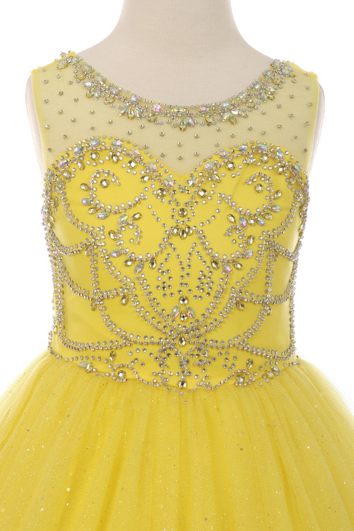 Cinderella Couture USA AS5042 Satin Glitter Tulle Mini Quince