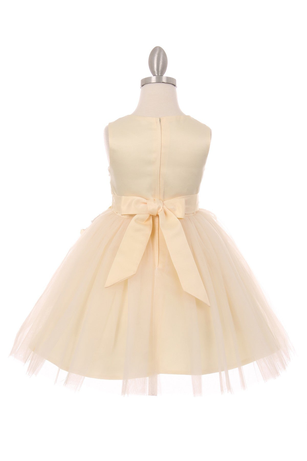 Floral Tulle Girl Party Dress by Cinderella Couture USA AS9040