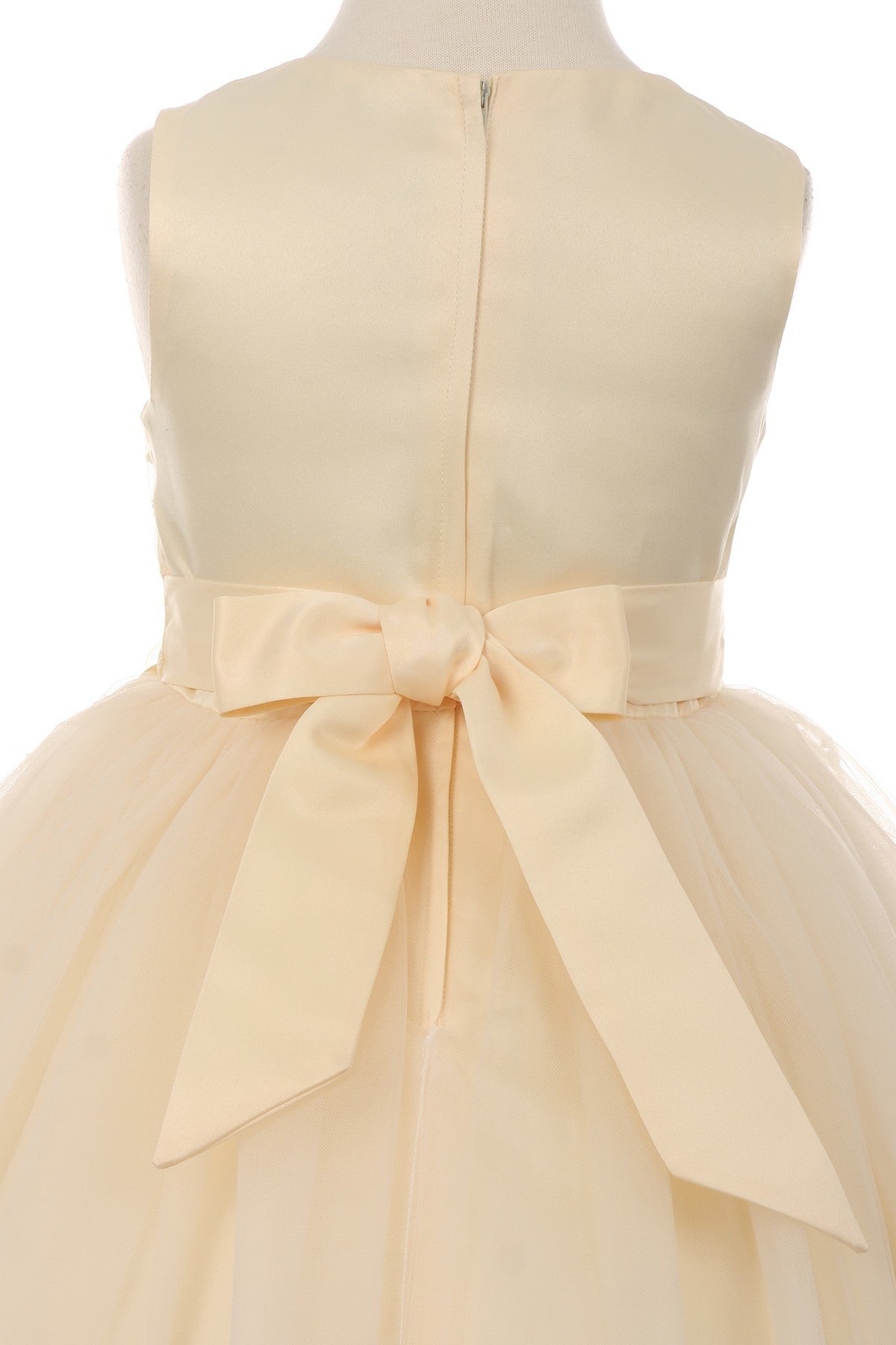 Floral Tulle Girl Party Dress by Cinderella Couture USA AS9040