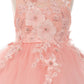 Floral Tulle Girl Party Dress by Cinderella Couture USA 9038