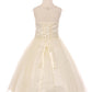 Pearl Bodice Satin Tulle Party Dress by Cinderella Couture USA AS5053