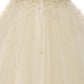Pearl Bodice Satin Tulle Party Dress by Cinderella Couture USA AS5053