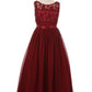 Lace Chiffon Girl Party Dress by Cinderella Couture USA 5006