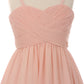 Chiffon Pleated Girl Party Dress by Cinderella Couture USA 5024