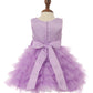 Lace Tulle Sequins Pearl Girl Baby Dress by Cinderella Couture USA AS9075B