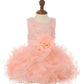 Ruffle Sequin Tulle Girl Baby Dress by Cinderella Couture USA AS9074B