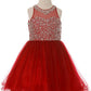 Stone Tulle Girl Party Dress by Cinderella Couture USA 8501