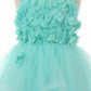Floral Tulle Girl Party Dress by Cinderella Couture USA AS9084