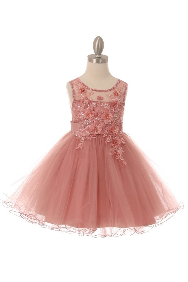 Tulle Sequin Party Dress by Cinderella Couture USA AS9083