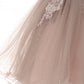 Off the Shoulder Floral Lace Tulle Girl Party Dress by Cinderella Couture USA AS9085