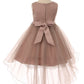 Pearls Rhinestones Tulle Girl Party Dress by Cinderella Couture USA AS9086