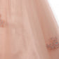 Long Sleeve Tulle Satin Girl Mini Quince by Cinderella Couture USA AS8002