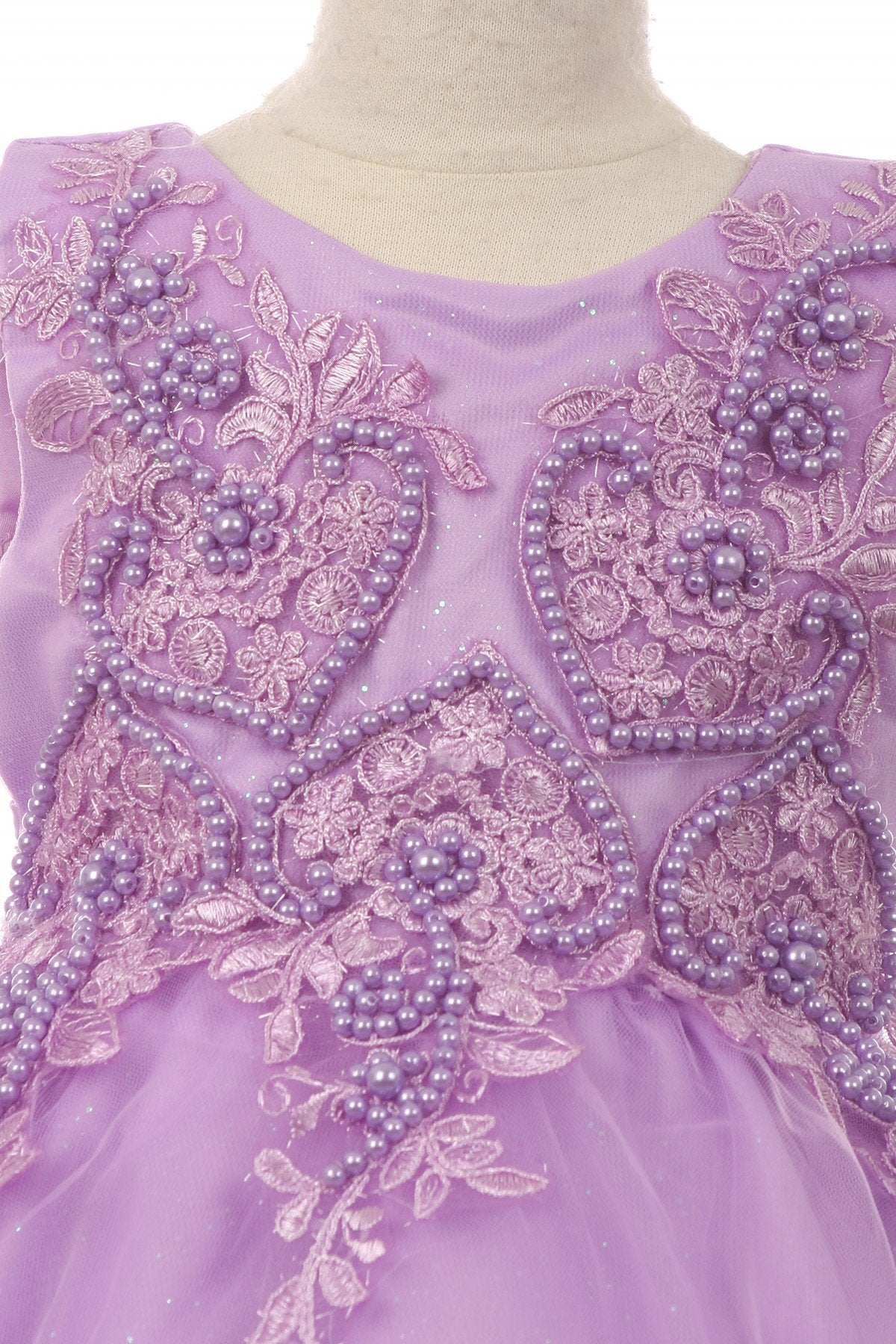 Lace Soft Tulle Baby Dress by Cinderella Couture USA AS9089B