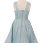 Studed Waist Lurex Girl Party Dress by Cinderella Couture USA AS5070