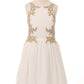 Chiffon Rhinestone Satin Party Dress by Cinderella Couture USA AS5069