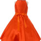 Halter Rhinestone Girl Party Dress by Cinderella Couture USA 5073