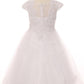 Lace Soft Tulle Girl Communion by Cinderella Couture USA AS2909