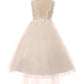 Beaded Lace Soft Tulle Flower Girl Dress by Cinderella Couture USA AS5079N