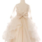 Satin Soft Tulle Flower Girl Dress by Cinderella Couture USA AS5075