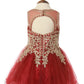 Lace Rhinestone Tulle Girl Baby Dress by Cinderella Couture USA 5017B