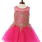 Lace Rhinestone Tulle Girl Baby Dress by Cinderella Couture USA 5017B