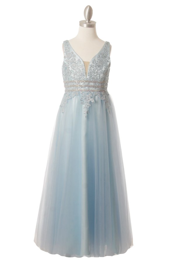 Stone Tulle Party Dress by Cinderella Couture USA 5082