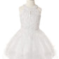 Halter Rhinestone Lace Girl Party Dress by Cinderella Couture USA AS5100