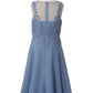 Rhinestones Chiffon Party Dress by Cinderella Couture USA 5089