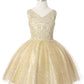 Sequins Tulle Girl Party Dress by Cinderella Couture USA 5088