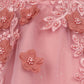 Beaded Floral Tulle Baby Dress by Cinderella Couture USA 9111B