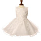 Beaded Floral Tulle Baby Dress by Cinderella Couture USA 9111B