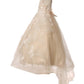 Floral Satin Tulle Flower Girl Dress by Cinderella Couture USA AS5093