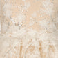 Floral Satin Tulle Flower Girl Dress by Cinderella Couture USA AS5093