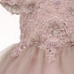 Off the Shoulder Floral Sequin Pearl Beads Girl Tulle Party Dress by Cinderella Couture USA 9119