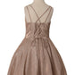 Metallic Girl Party Dress by Cinderella Couture USA 8011