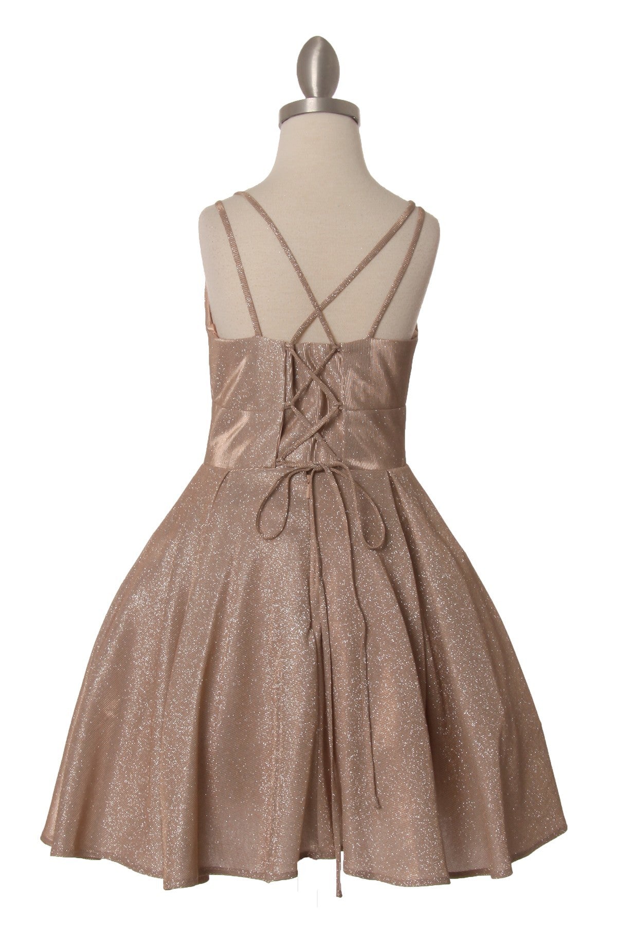 Metallic Girl Party Dress by Cinderella Couture USA 8011