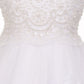 Floral Lace Cap Sleeves Tulle Flower Girl Dress by Cinderella Couture USA AS2011