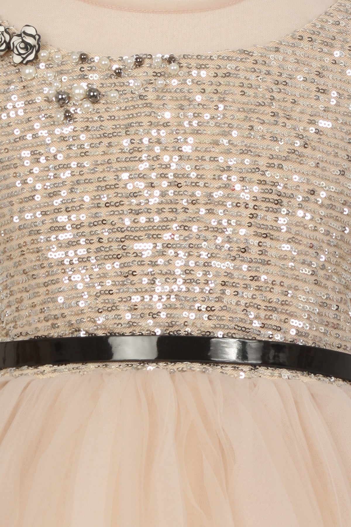 Sequin Tulle Girl Party Dress by Cinderella Couture USA AS5098
