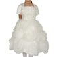 Satin Chiffon Flower Girl Dress by Cinderella Couture USA 62406B