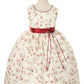 Flower Printed Party Dress by Cinderella Couture USA ASME736P