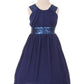 Chiffon Girl Party Dress by Cinderella Couture USA AS5004